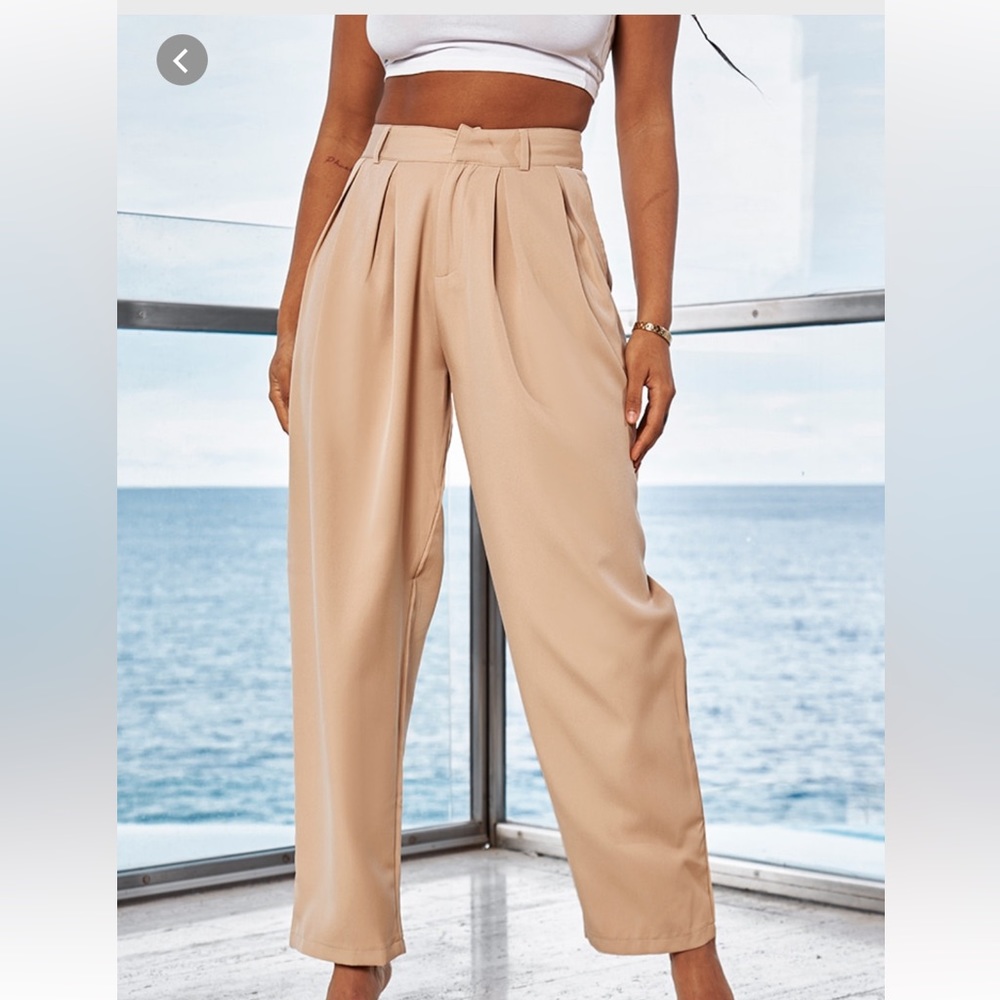 High waisted cigarette pant